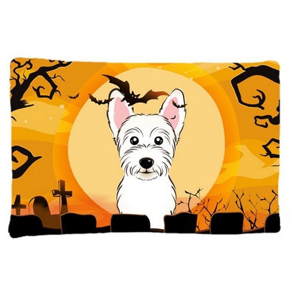 Micasa Halloween Westie Fabric Standard Pillowcase MI259388 - main